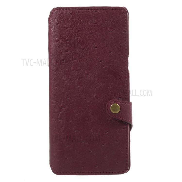 Case Samsung Galaxy Note 8 / Pre-order * เคสกระเป๋าสตางค์หนังนกกระจอกเทศหนังแท้ *