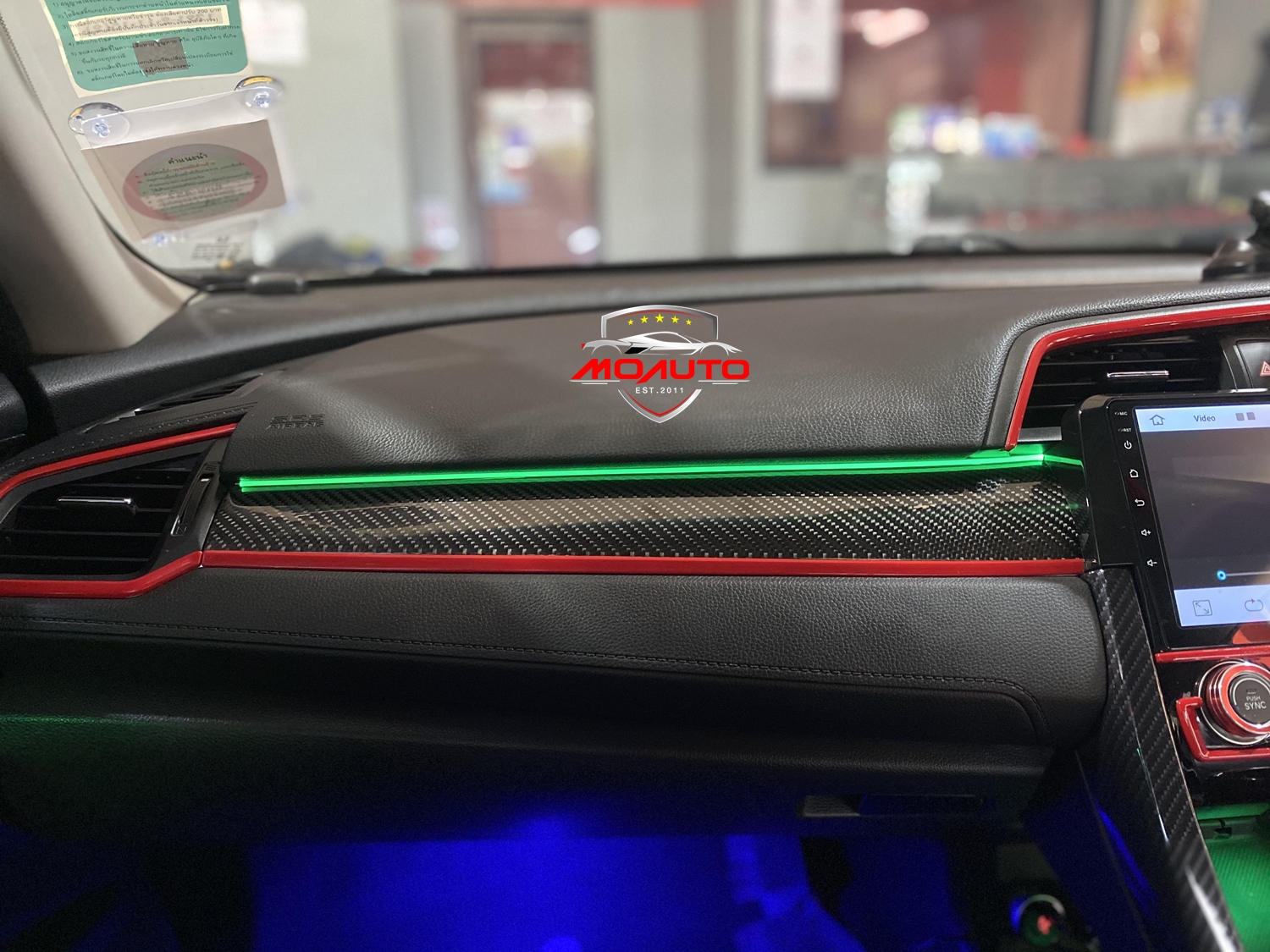 ไฟ Ambient light ตรงรุ่น V1 CIVIC FC / FK