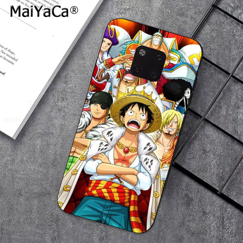 Case Huawei Mate 10 Pro / Pre-order * One piece เคส TPU นิ่มพื้นดำพิมพ์ลาย *