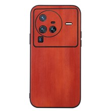 Case Vivo X80 Pro # Pre-orde * เคสไฮบริดเคลือบหนัง PU แบบมีพื้นผิว ฝาครอบโทรศัพท์ป้องกันรอยขีดข่วนที่แม่นยำของกล้อง *