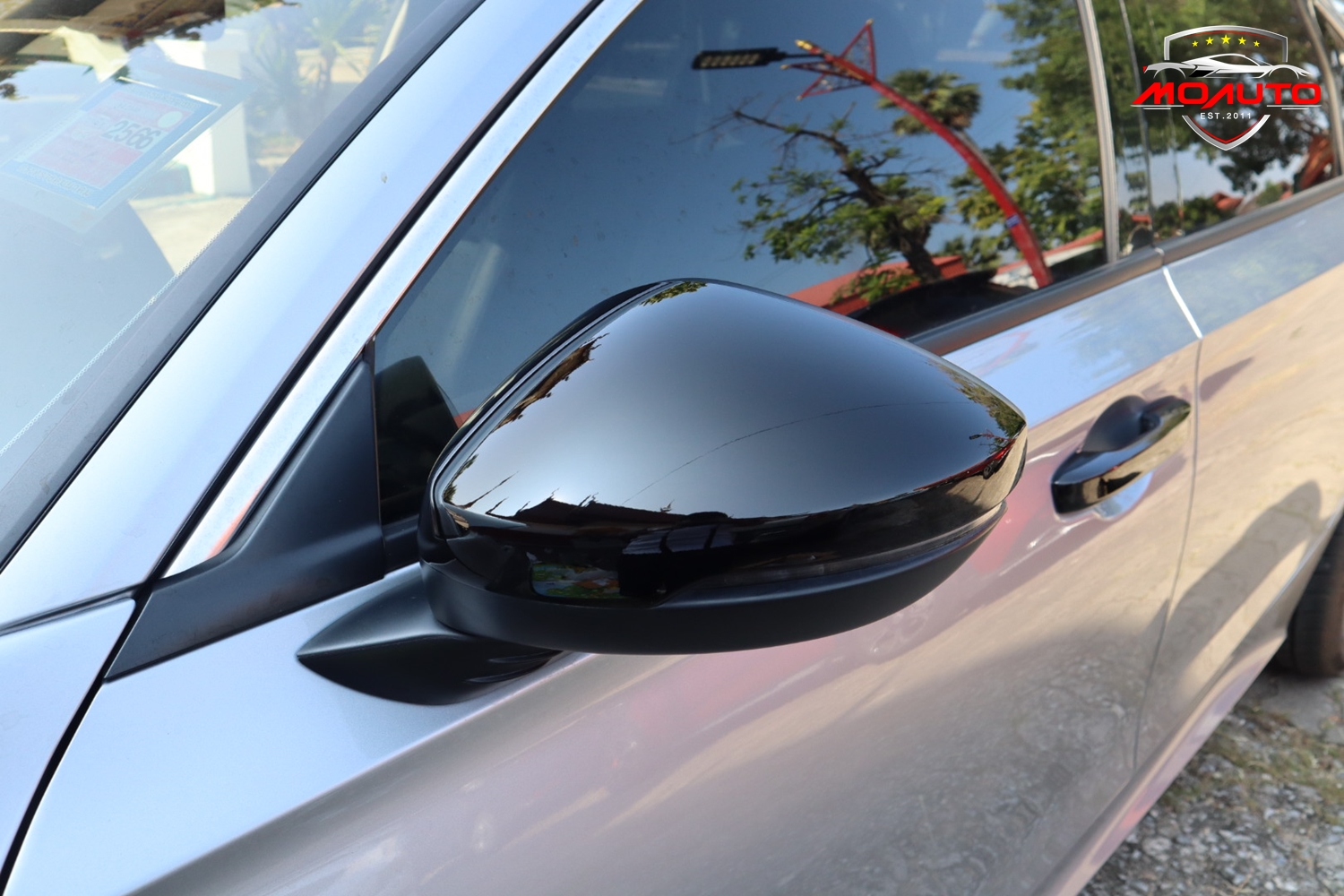 ฝากระจกมองข้างดำเงา RS แท้ศูนย์ CIVIC FE