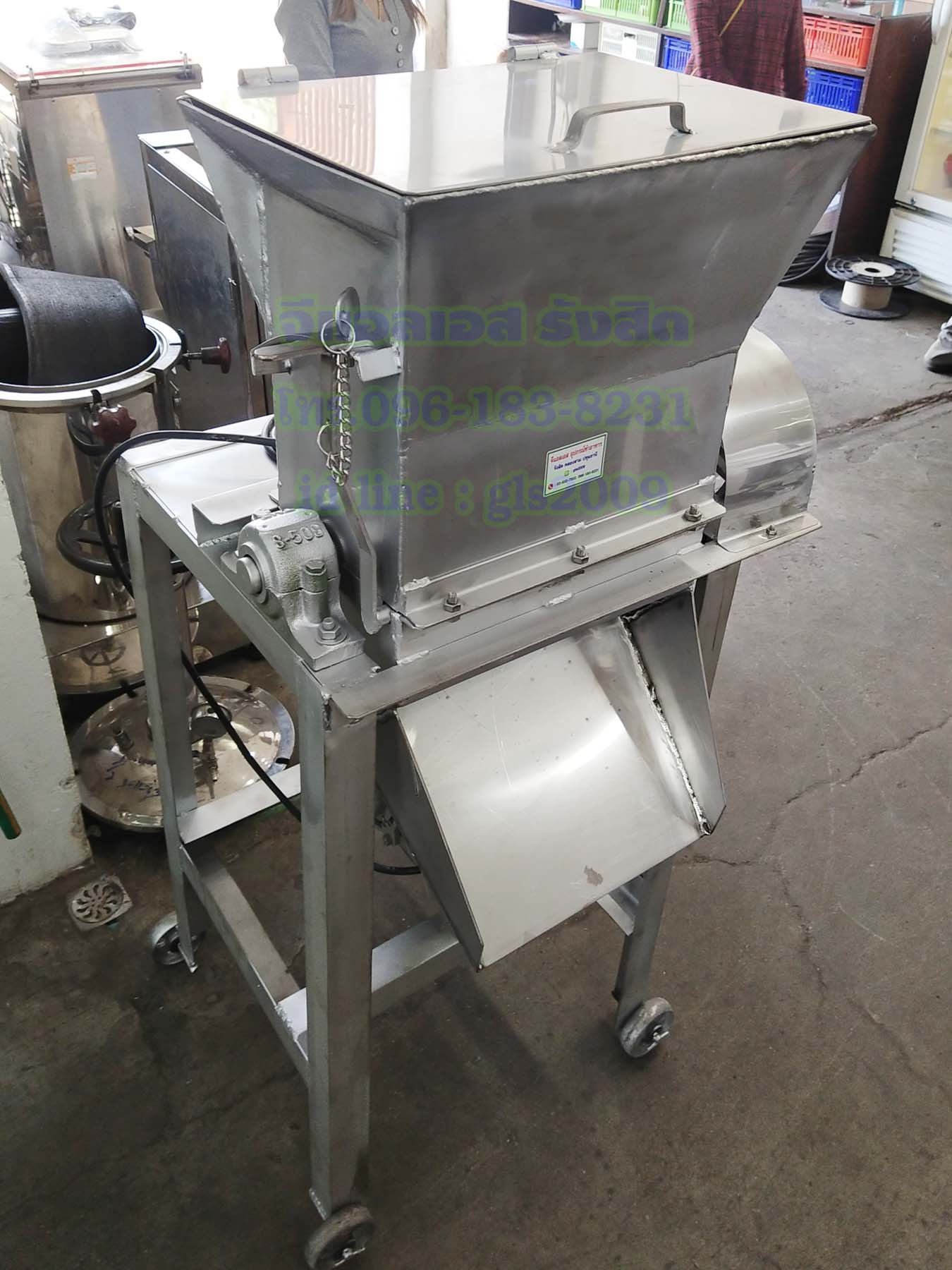 เครื่องตีน้ำแข็งสแตนเลส1กั๊กมอเตอร์2แรง