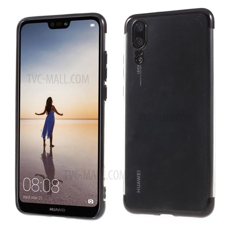Case Huawei P20 / Pre-order * CAFELE TPU Case ชุบไฟฟ้าบนขอบ, cutouts และปุ่มเงามันวาว *