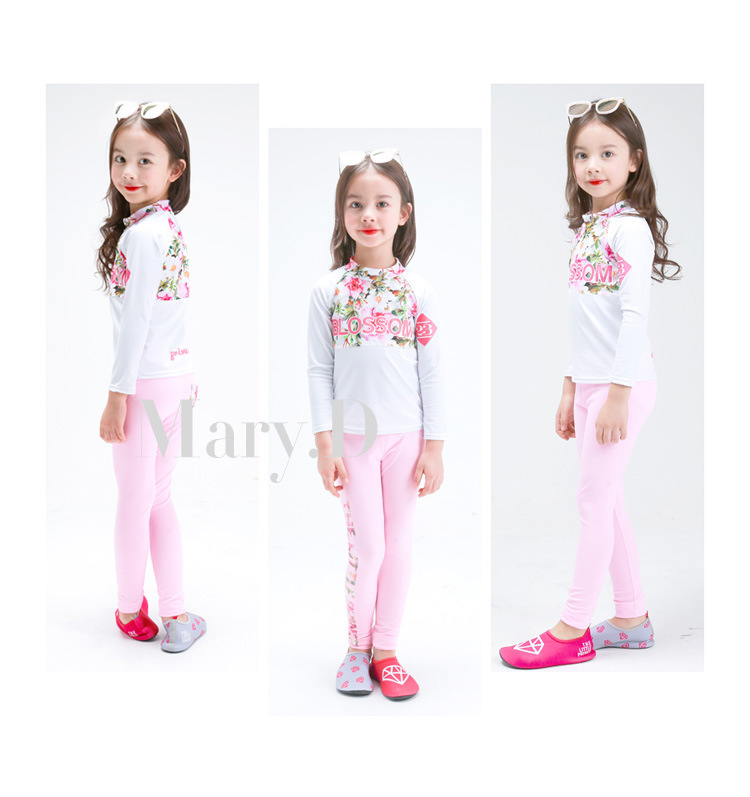 ชุดว่ายน้ำ ลายดอกชมพู ไซส์ 3XL-4XL