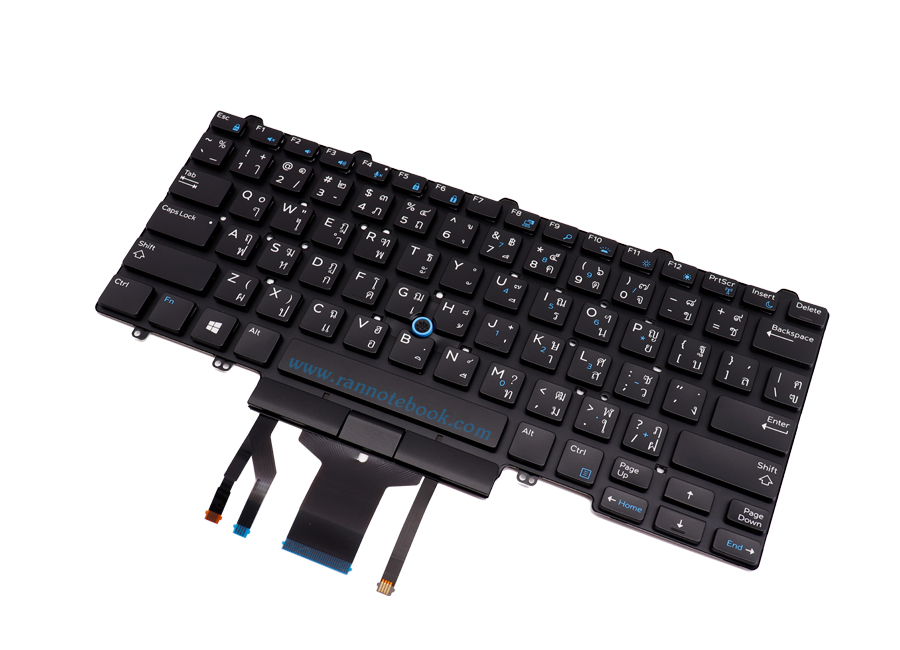 คีย์บอร์ดโน๊ตบุ๊ค Dell Latitude 7490 แท้ประกันศูนย์ Dell