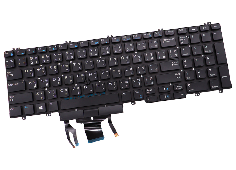 คีย์บอร์ด โน๊ตบุ๊ค Dell Precision 7530 แท้รับประกันศูนย์ Dell