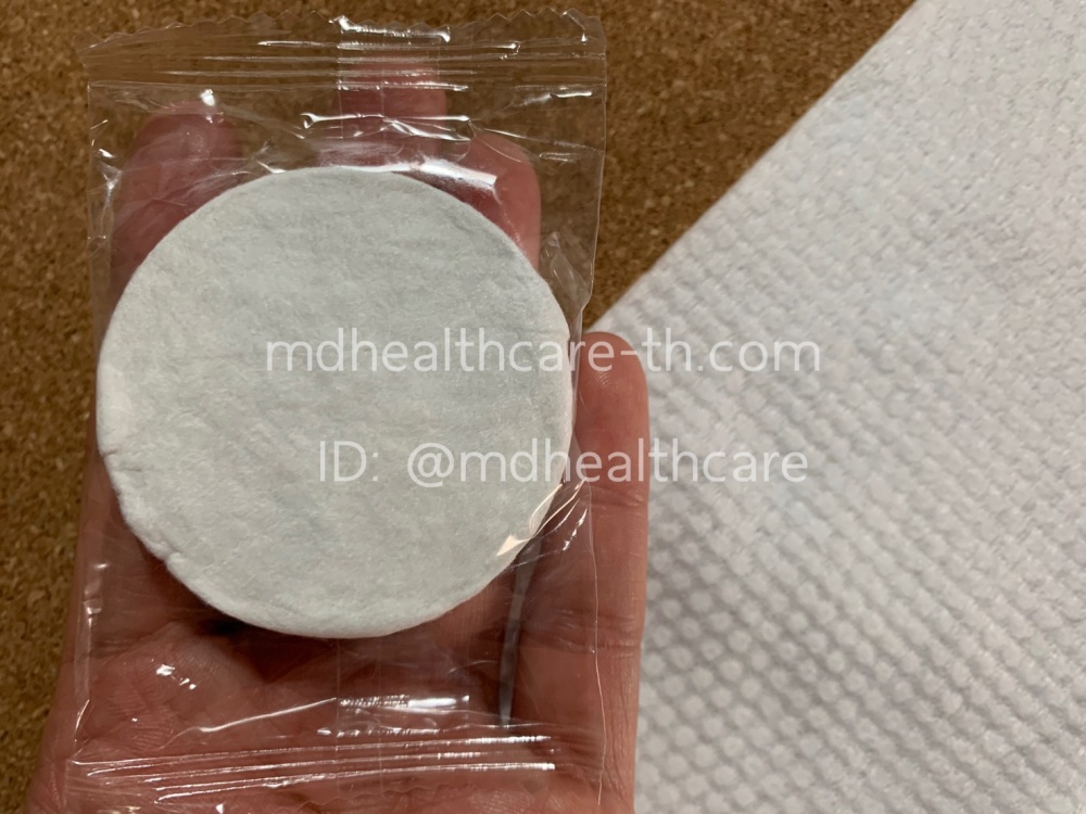 (10ชิ้น) ผ้าอัดเม็ด ผ้าฝ้ายแท้100% เช็ดหน้า/ผ้าอเนกประสงค์ 30*60cm. แบบใช้แล้วทิ้ง