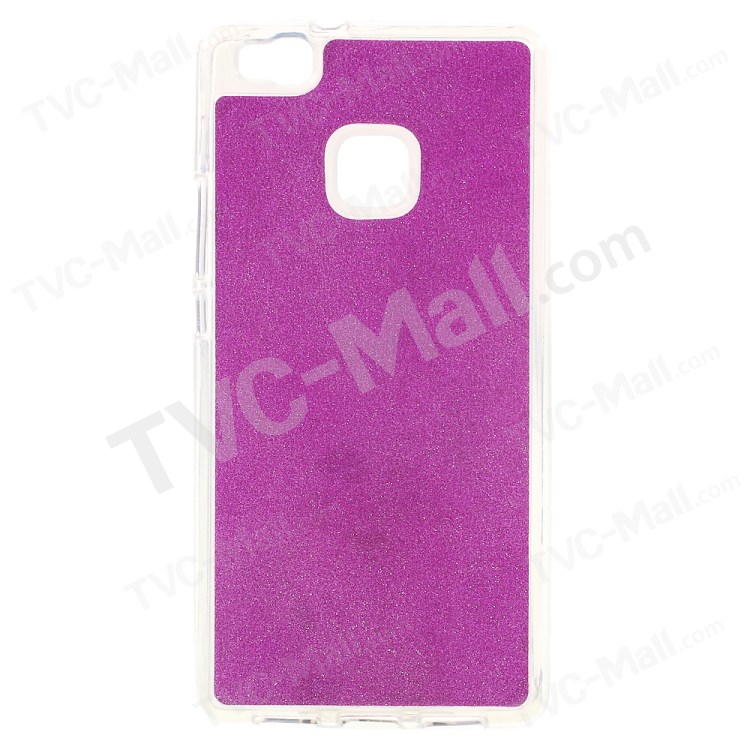 Case Huawei P9 Lite / Pre-order * เคส TPU นุ่มและยืดหยุ่น ตกแต่งด้วยกากเพชรลักษณะพราว *