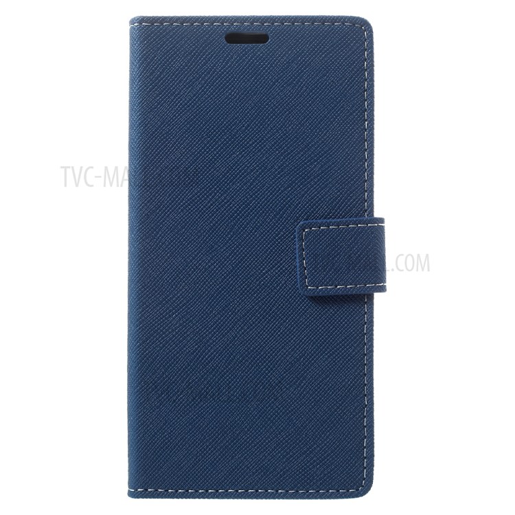 Case Lenovo Vibe P2 / Pre-order * กระเป๋าสตางค์ขาตั้ง Cross Texture ปกหนัง Folio *