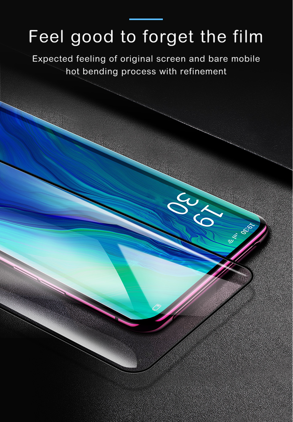 กระจกนิรภัย OPPO Reno 10x Zoom / พรีออเดอร์ * IMAK Pro+ Full ผิวโอเลฟิบิกได้อย่างมีประสิทธิภาพป้องกันคราบน้ำมันความรู้สึกสัมผัสที่ราบรื่น *