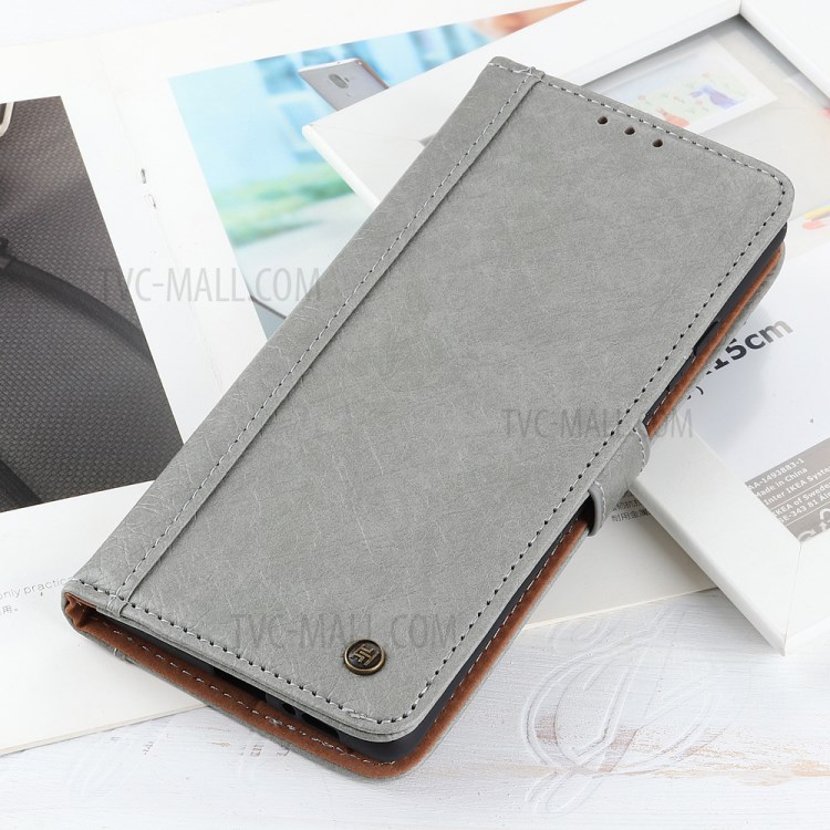 Case Xiaomi 11T / 11T Pro # Pre-Order * KHAZHEN Rhino Texture Magnetic Closure Anti-Drop โทรศัพท์แยกซองหนังพร้อมกระเป๋าสตางค์ *