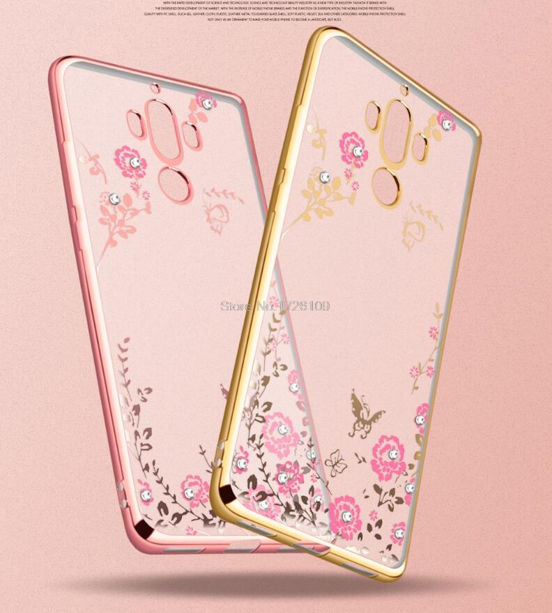 Case Huawei Mate 9 / Pre-order * เคสหรูหราเทคนิคการชุบทอง TPU ซิลิโคนอ่อนนุ่ม *