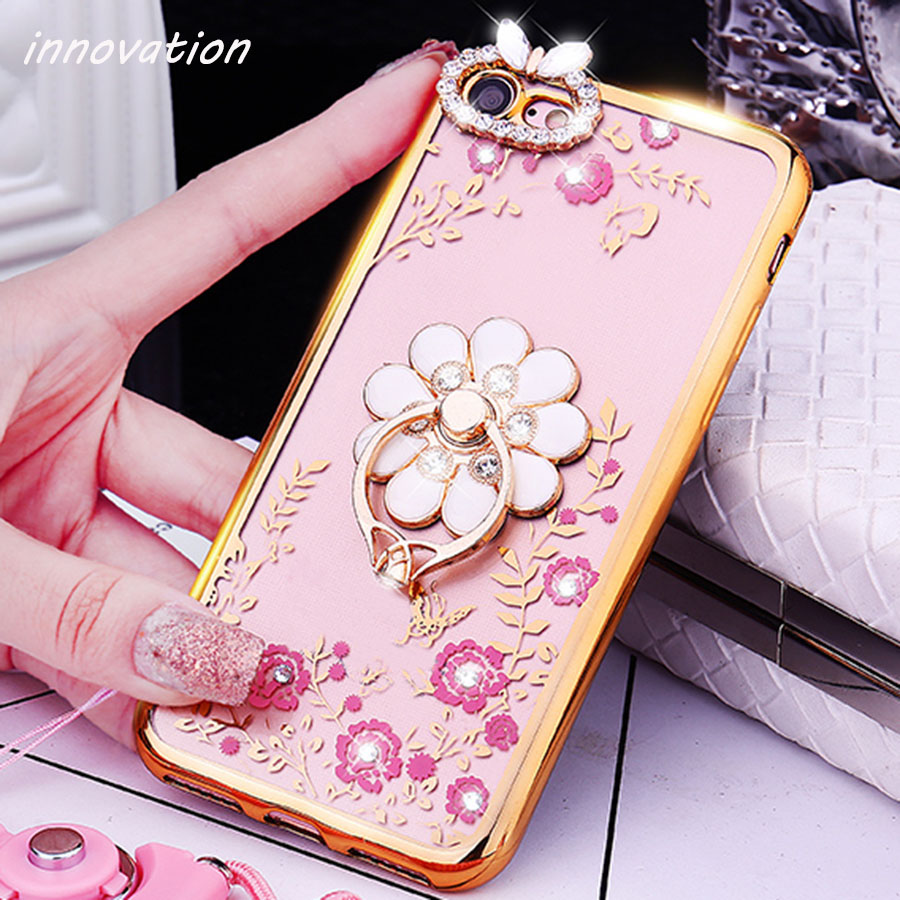 Case Huawei P10 Plus / Pre-order * เคสหรูหราเทคนิคการชุบทอง TPU ซิลิโคนอ่อนนุ่ม + แหวน *