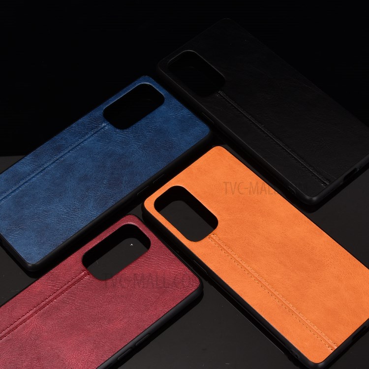 Case OPPO Reno 5 Pro / Reno 5 Pro 5G # Pre-Order * เคส PC + TPU เคลือบหนัง PU ดีไซน์ลายเส้นเย็บสองชั้นอันเป็นเอกลักษณ์ *