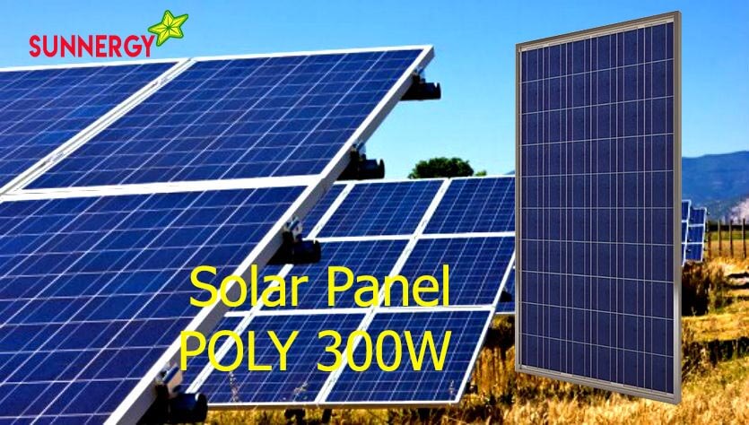 แผงโซล่าเซลล์โพลี 300W