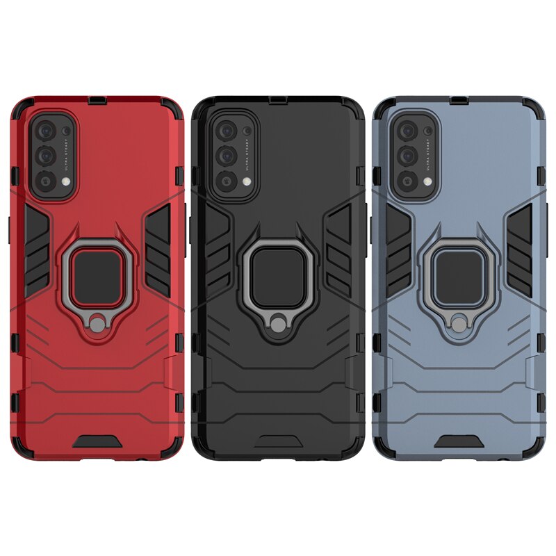 Case OPPO Reno4 4G / Pre-Order * เคสไฮบริดซิลิโคนเกราะกันกระแทก แม่เหล็กดูดFull Edge พร้อมขาตั้ง *