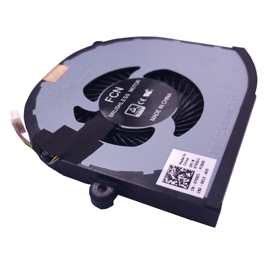 พัดลมโน๊ตบุ๊ค Dell Precision 5510 5520 5530 XPS 9550 9560 9570 แท้ รับประกันศูนย์ Dell พัดลมการ์ดจอ ราคา ไม่แพง