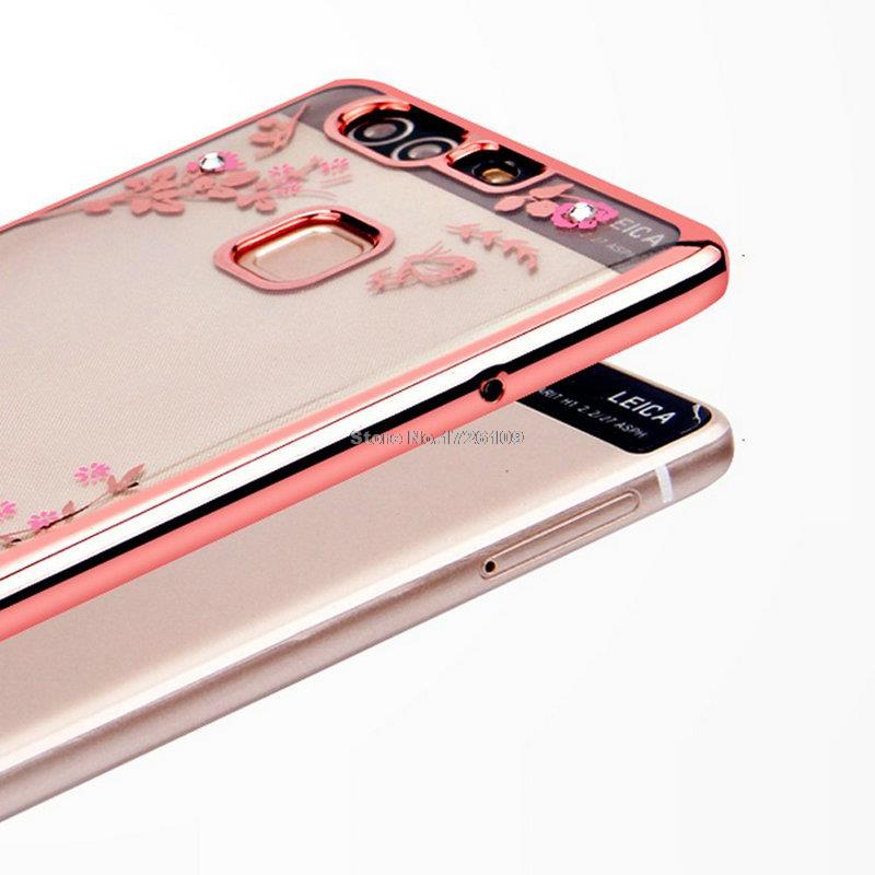 Case Huawei P9 Plus / Pre-order * เคสหรูหราเทคนิคการชุบทอง TPU ซิลิโคนอ่อนนุ่ม *