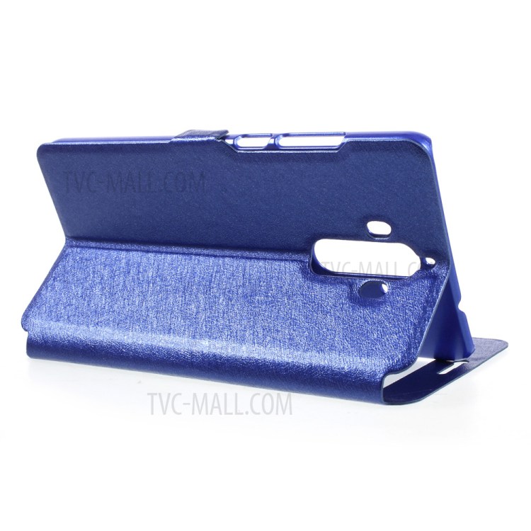 Case Huawei Mate 9 / Pre-order * เคส 2 ช่องหน้าต่าง ผ้าไหม *