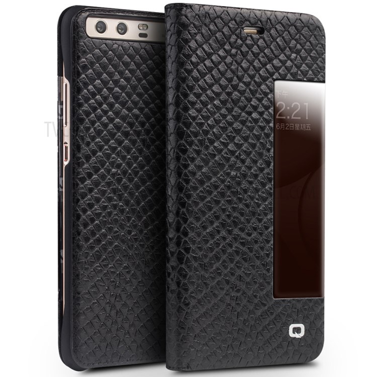 Case Huawei P10 Plus / Pre-order * QIALINO เคสหนังแท้ ฟังก์ชั่นปลุก / นอนหลับอัตโนมัติ *