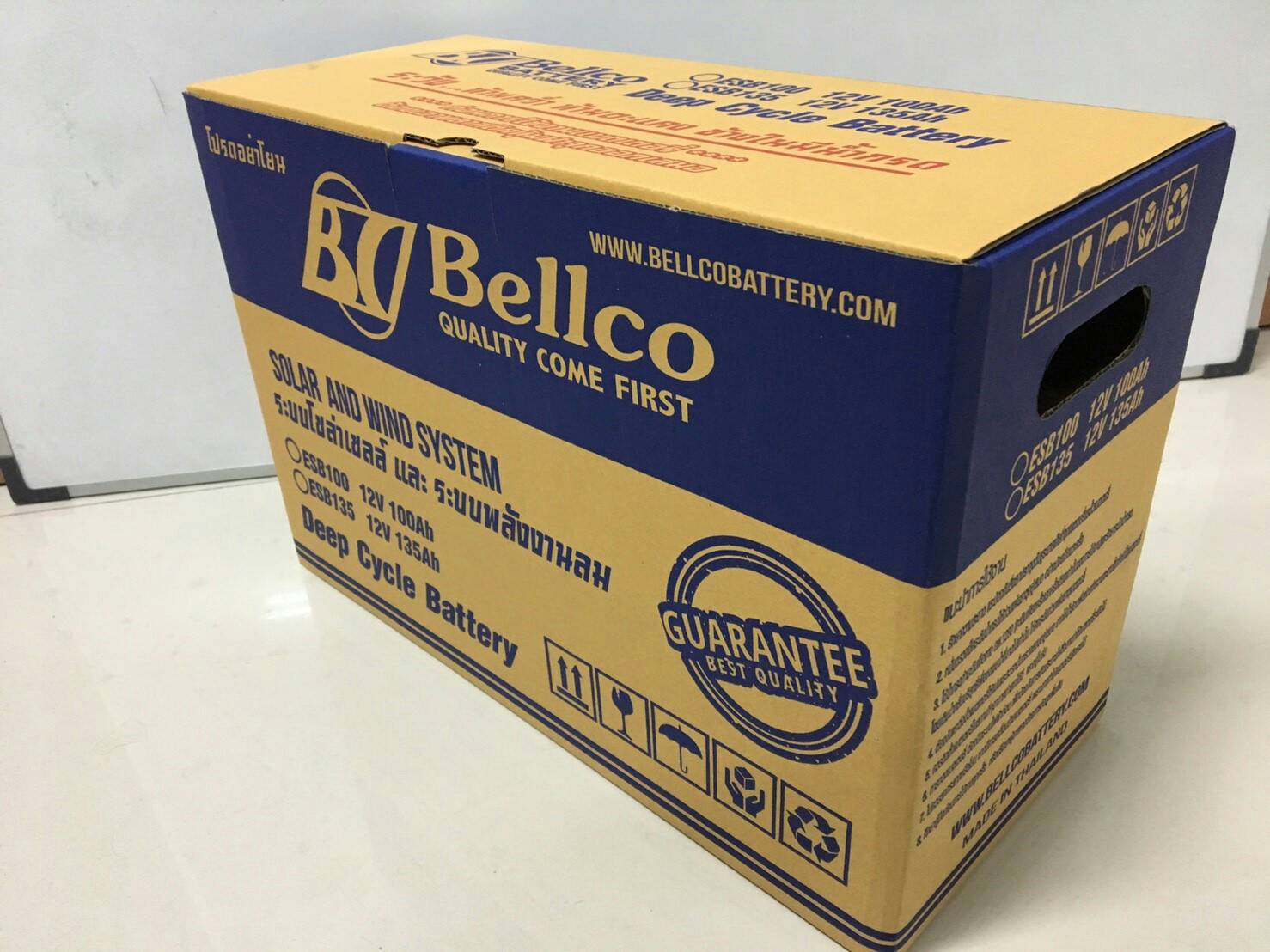 แบตเตอรี่เบลโก้ Deep cycle Bellco 135Ah (ESB135)