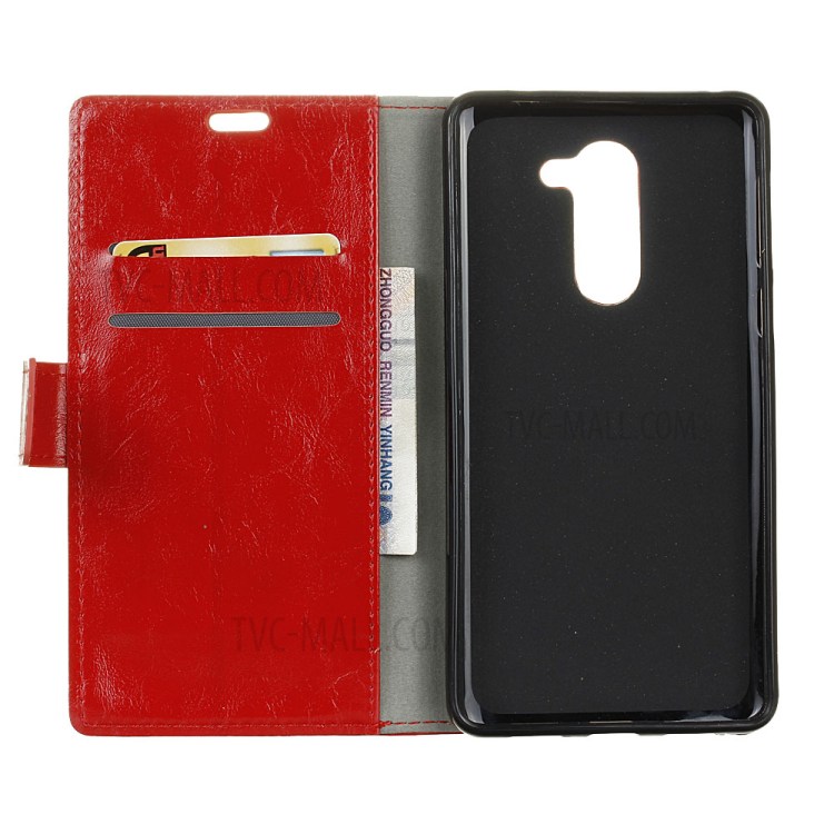 Case Huawei GR5 2017/ Pre-order * เคสกระเป๋าสตางค์ ทนทานเปลือกหนัง PU มีผิวหนังม้า *