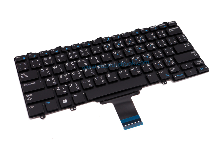 Keyboard Dell Latitude E7250 แท้ศูนย์ประกัน Dell Thailand ส่งฟรี