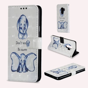 Case Samsung Galaxy S9 Plus / Pre-Order * เคสพิมพ์ลายรูปแบบสดใสดูทันสมัย สไตล์กระเป๋า: 3 ช่องเสียบการ์ด + กระเป๋าเงินสด 1 *