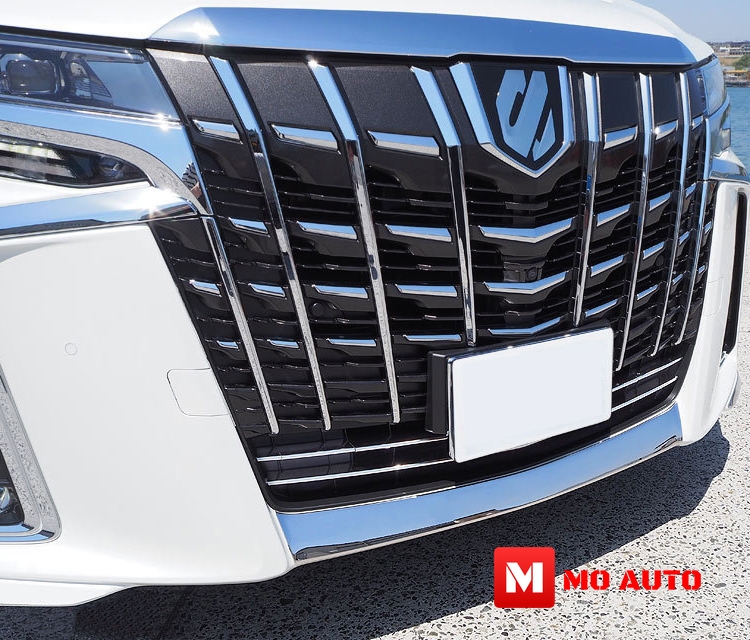 คิ้วกันชนหน้าล่างสแตนเลท ALPHARD MC