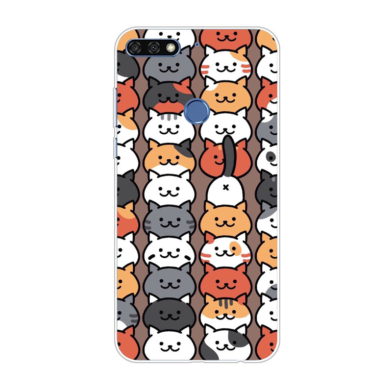 Case Huawei Y7 Pro 2018 / Pre-order * ซิลิกอนน่ารัก การ์ตูนจิตรกรรมTPU Soft *