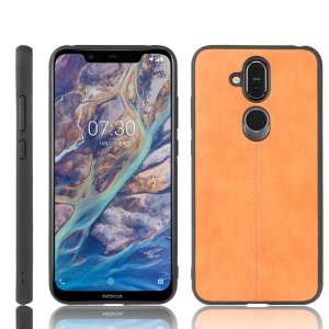 Case Nokia 8.1 / Pre-Order * เคสหนังเคลือบ PC + TPU Hybrid *