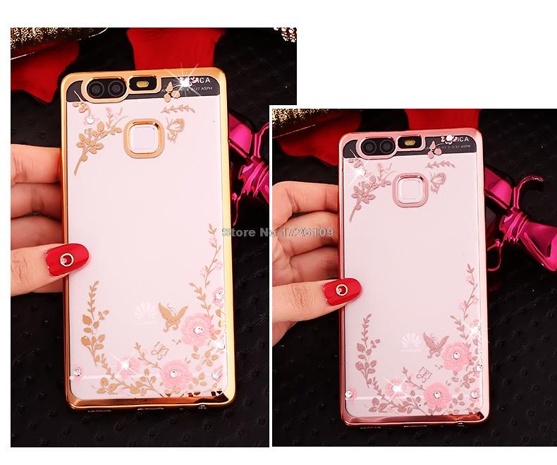 Case Huawei P9 Plus / Pre-order * เคสหรูหราเทคนิคการชุบทอง TPU ซิลิโคนอ่อนนุ่ม *