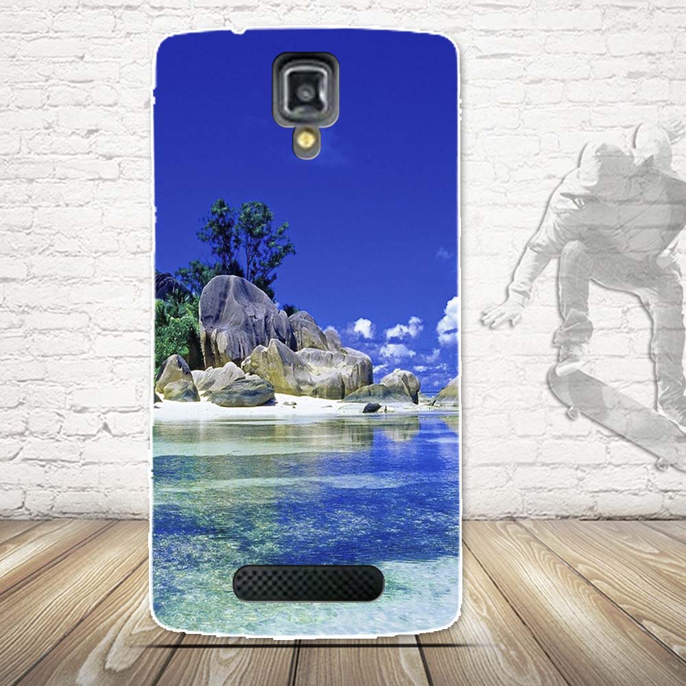 Case Lenovo A1000 / Pre-Order * เคสรูปแบบการพิมพ์ลายนูน สีสันสดใส TPU นิ่ม *