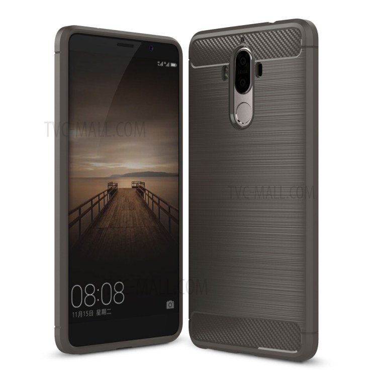 Case Huawei Mate 9 / Pre-order * เคสปกพื้นผิวขัดกับคาร์บอนไฟเบอร์เคลือบ *