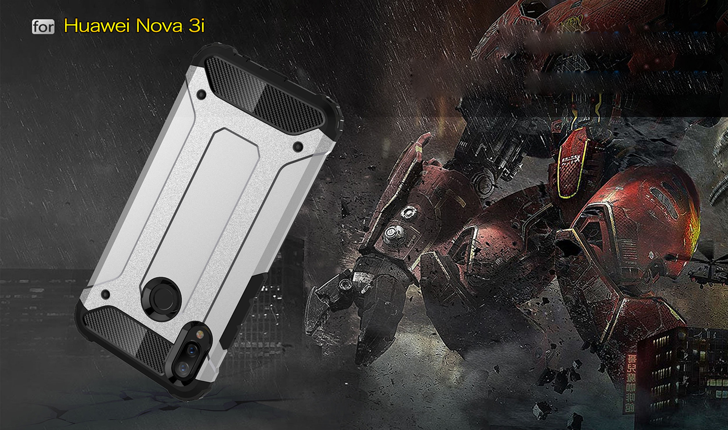 Case Huawei Nova 3i / Pre-Order * เคส TPU Combo ไฮบริด TPU และวัสดุพลาสติก *