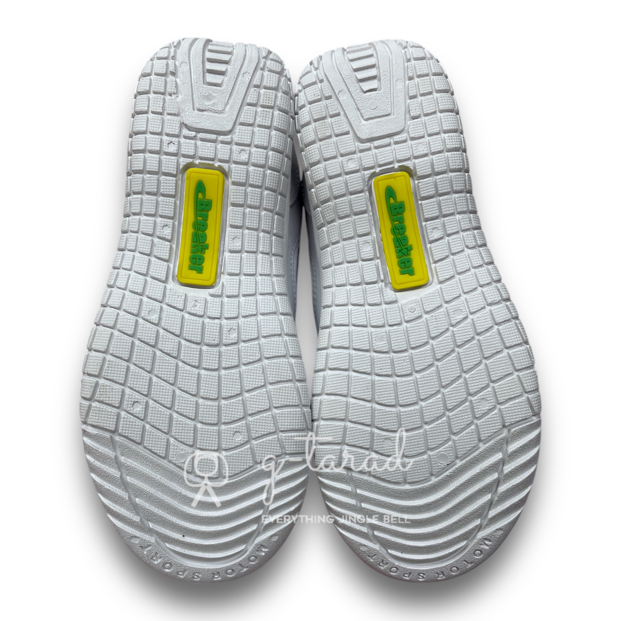 Breaker F-13 - รองเท้าผ้าแบบเทป สีดำ, สีขาว No.31-41