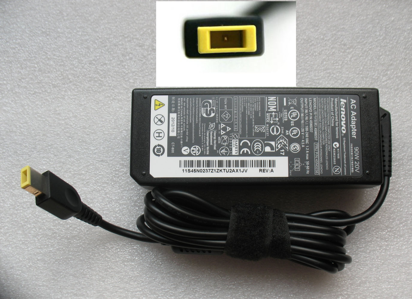 Adapter Lenovo S500z All-in-One 20V 90W แท้ ตรงรุ่น ราคาพิเศษ ประกันศูนย์ Lenovo สายชาร์จ โน๊ตบุ๊ค Lenovo S500z All-in-One แท้