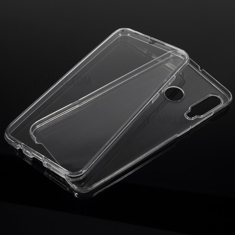 Case Huawei P30 Lite / Pre-Order * 2-in-1 ที่ถอดออกได้ทั้งหมดห่อ TPU ด้านหน้าและด้านหลัง *