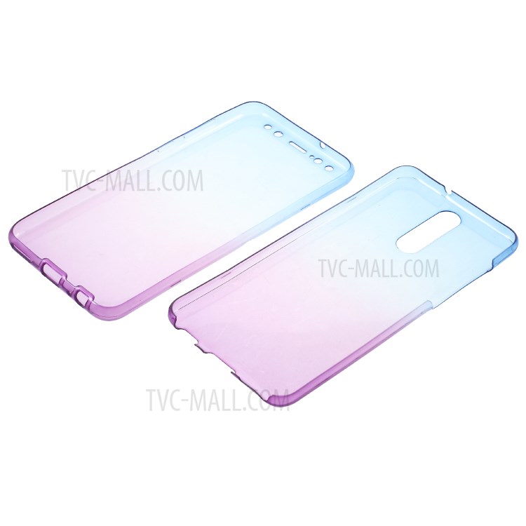 Case Huawei nova 2i / Pre-order * 2 สีแบบไล่ระดับ สัมผัส 2 ชิ้น TPU Phone Shell (หน้า + หลัง) *