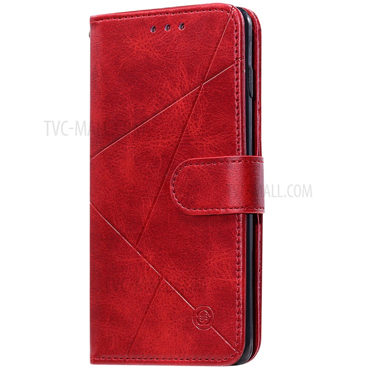 Case Samsung Galaxy S10 / Pre-Order * Rhombus Surface Wallet ยืนหนังโทรศัพท์ Cover กับสายคล้องมือ *