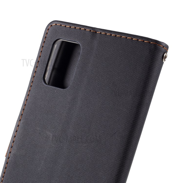 Case Samsung Galaxy A71 / Pre-order * ROAR Twill Grain Leather Wallet Stand Case Flip *