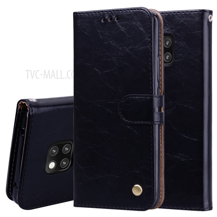 Case Huawei Mate 20 Pro / Pre-order * HAT PRINCE ผิวแว็กซ์หนัง PU หุ้มหนังแท้ *