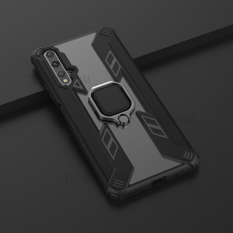 Case Huawei Nova 5T / Pre-order * เคสโทรศัพท์ PC + TPU ไฮบริดพร้อมขาตั้ง *