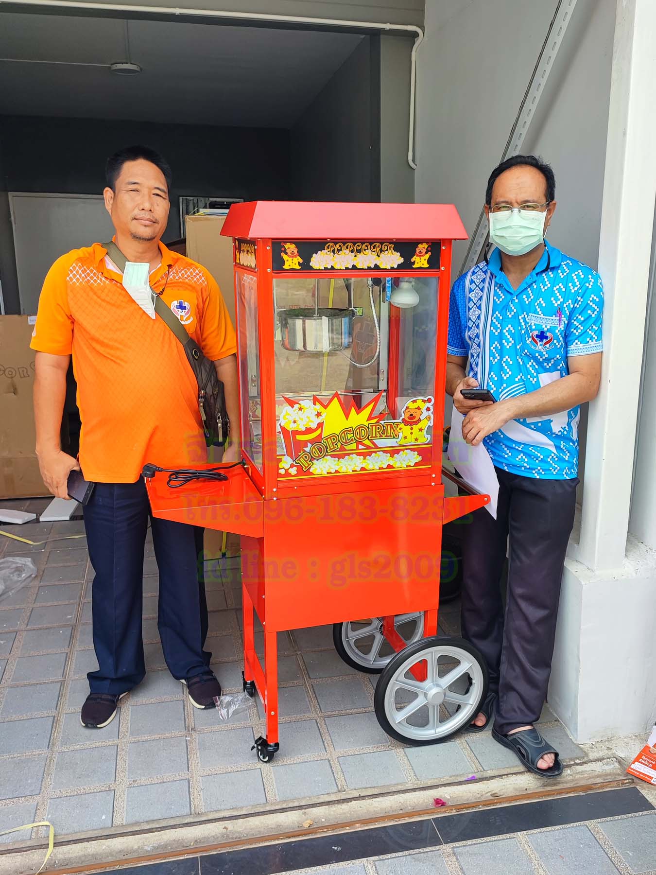 รถตู้ป๊อปคอร์นไฟฟ้าเกรดเอ