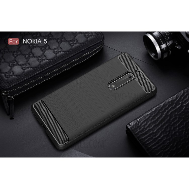 Case Nokia 5 / Pre-order * คาร์บอนไฟเบอร์ Brushed TPU *