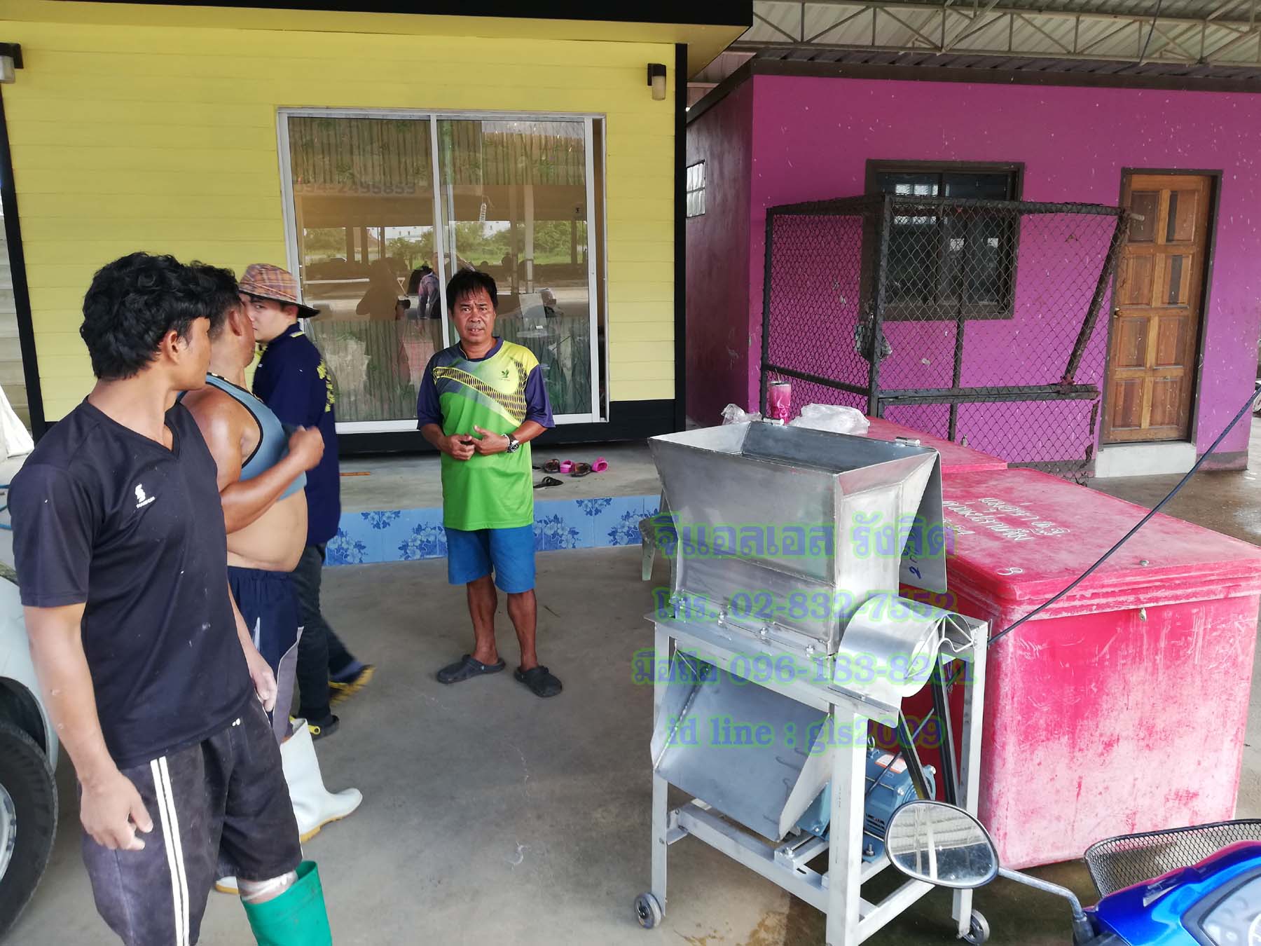 เครื่องโม่แข็งสแตนเลส2กั๊กมอเตอร์3แรง