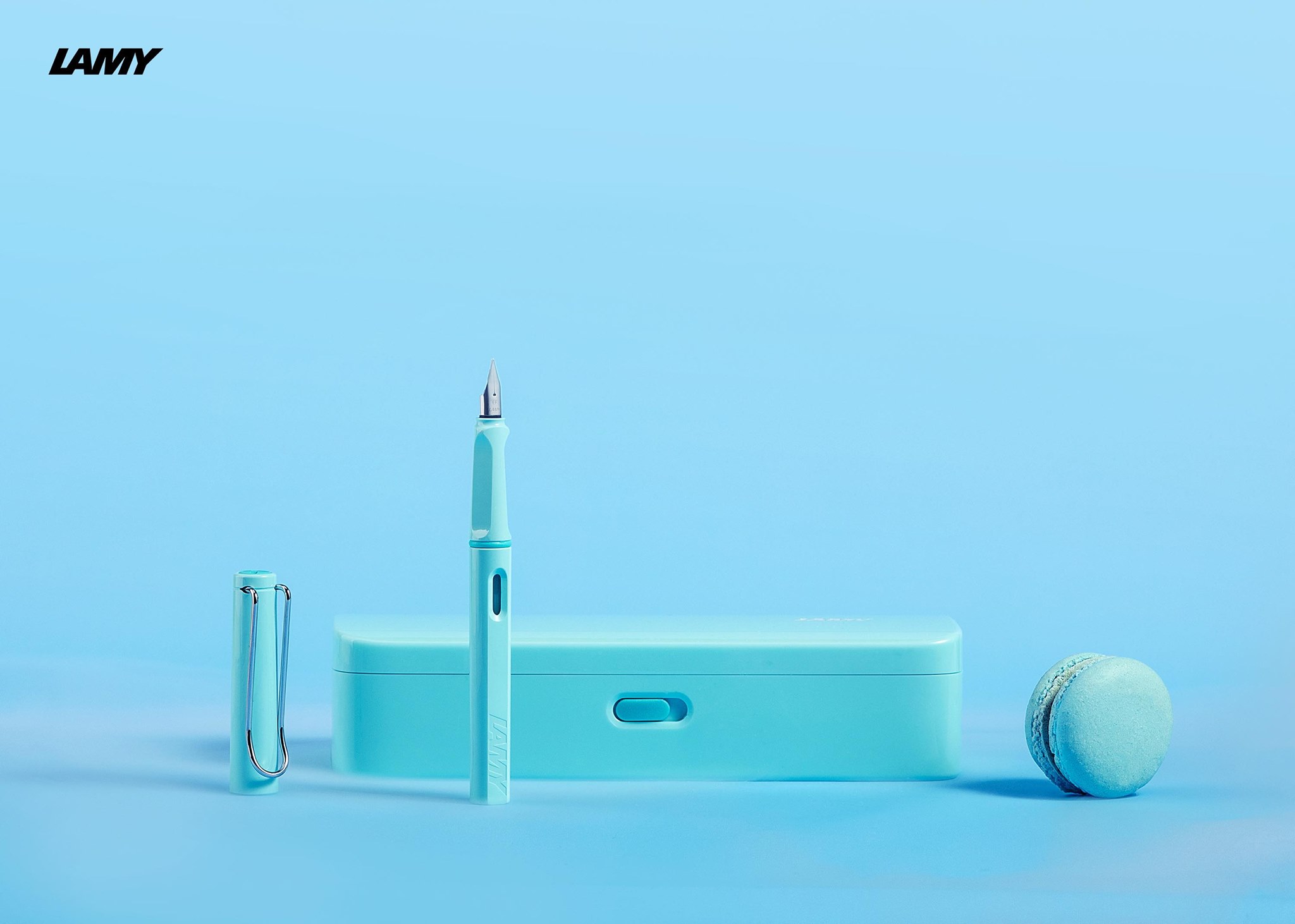 Gift set LAMY safari Pastel Light blue 2019 plastic box