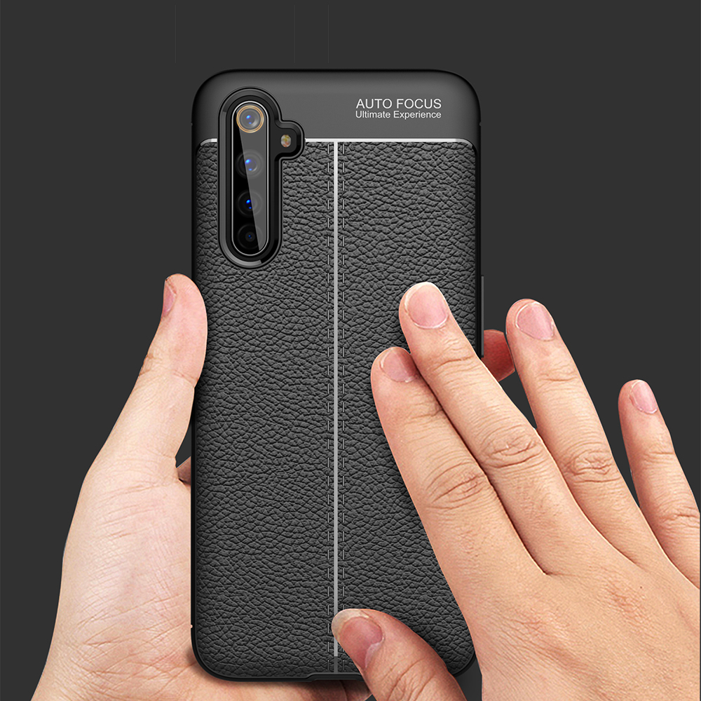Case Realme 6 Pro / Pre-Order * เคสผิวลิ้นจี่เนื้อนุ่ม TPU ปก พื้นผิวลิ้นจี่เนื้อสัมผัสที่สะดวกสบาย *