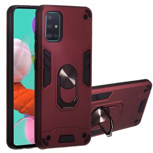 Case Samsung Galaxy A51 / Pre-order * เคสแบบแม่เหล็กแหวนไฮบริด PC + TPU เกราะป้องกัน *