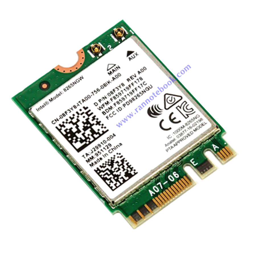 การ์ดไวไฟ โน๊ตบุ๊ค Dell Precision 5520 รับสัญญาณ ไวไฟ แท้ประกันศูนย์ Dell Thailand